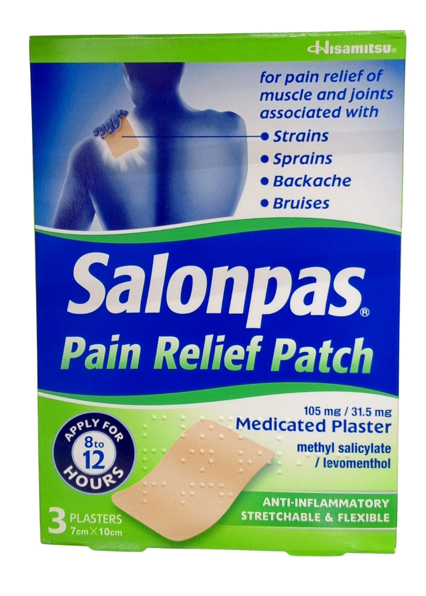 SALONPAS PAIN RELIEFPATCH 3S