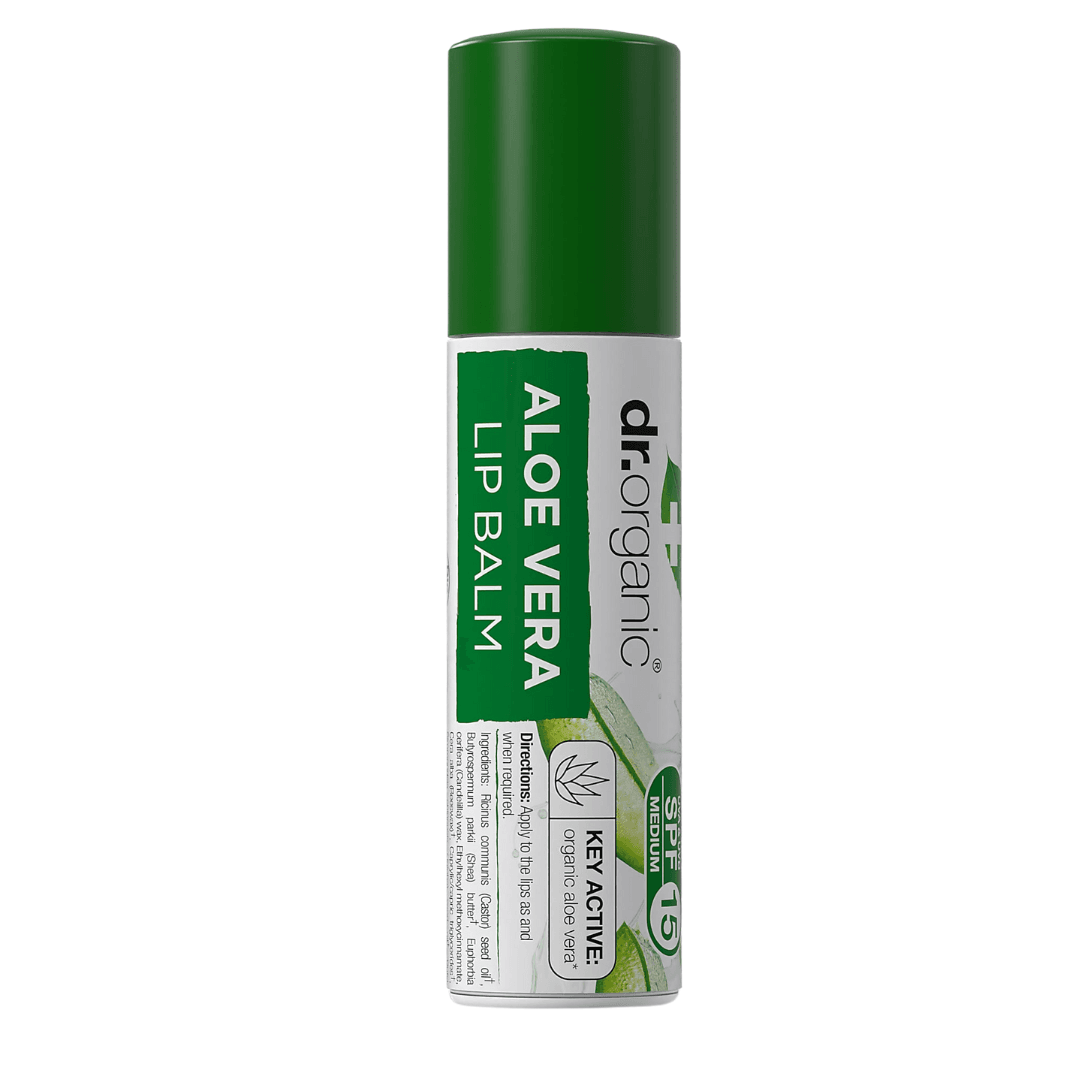 DR ORGANIC ALOE VERA LIP BALM SPF 15 7ML