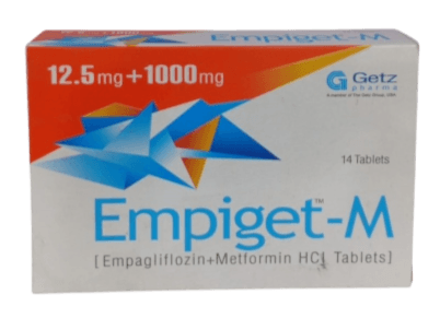 EMPIGET-M TABS 12.5MG+1000MG 14'S