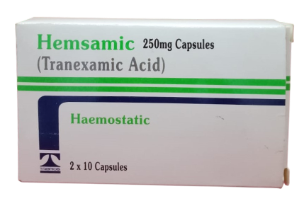 HEMSAMIC CAPS 250MG 20'S