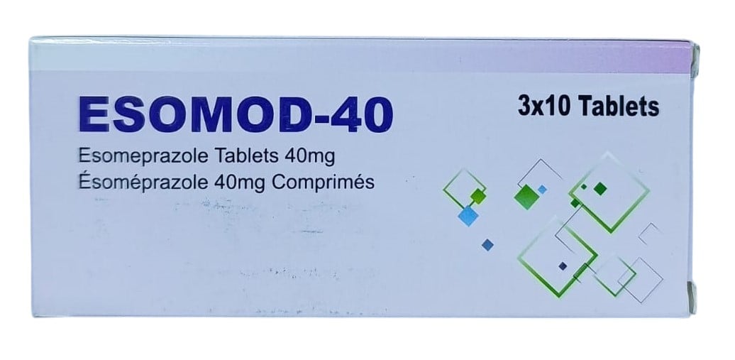 ESOMOD 40mg TABLETS 30'S