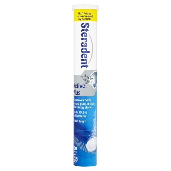 STERADENT ORIGINAL ACTIVE PLUS TABS 30'S