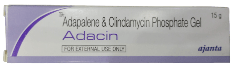 ADACIN (CLINDAMYCIN/ADAPALENE) GEL 15GMS
