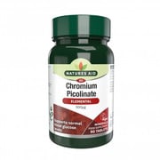 NATURES AID CHROMIUM PICOLINATE ELEMENTAL 200UG 90 TABLETS