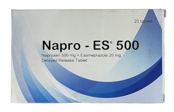 NAPROXEN ES 500MG 20S