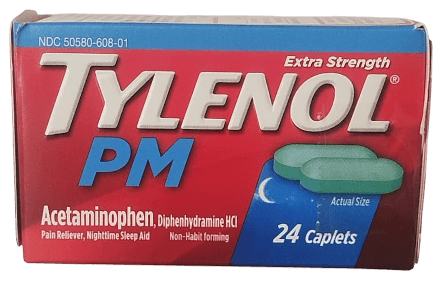 TYLENOL PM EXTRA STRENGTH 500MG CAPS 24s