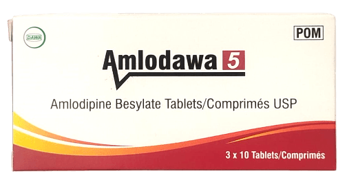 AMLODAWA 5MG TABLETS 30'S