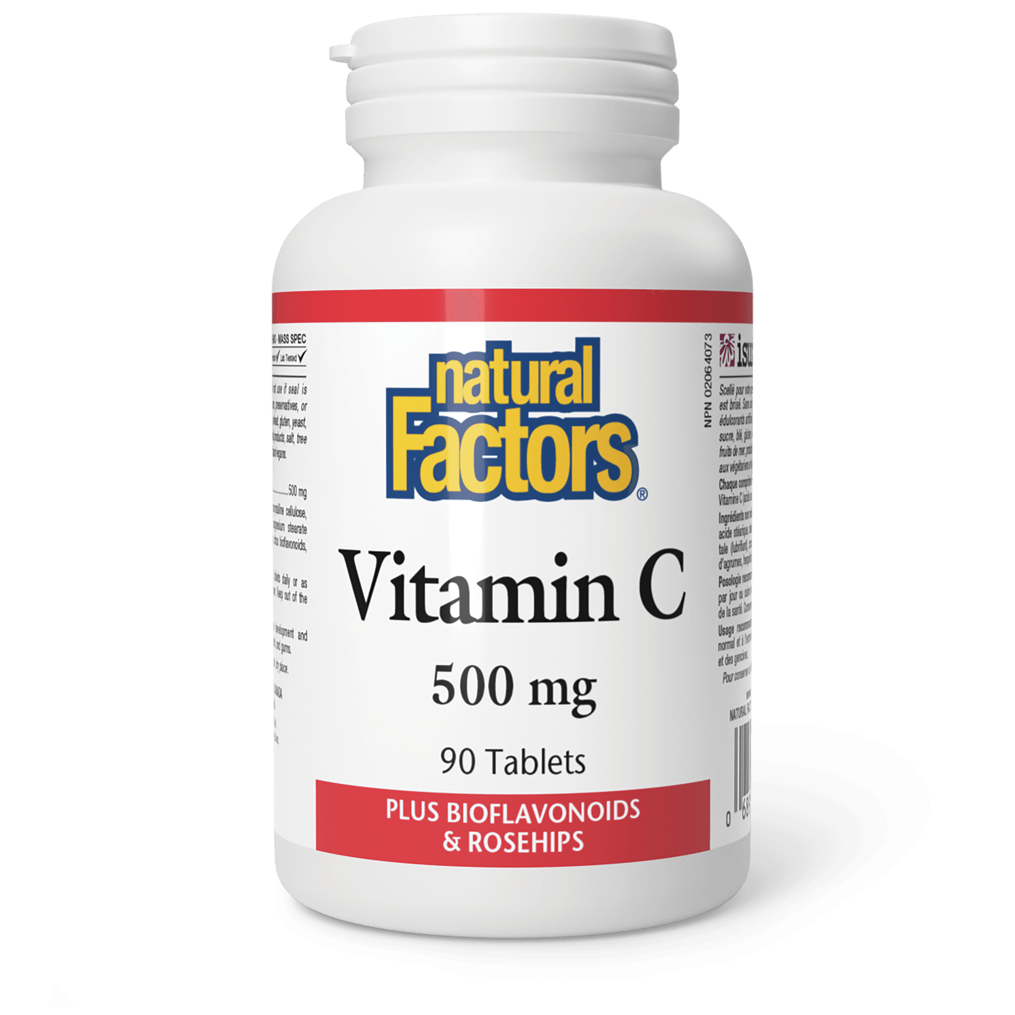 NATURAL FACTORS VITAMIN C 500MG TABLETS 90'S
