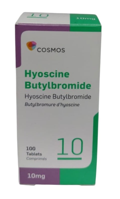 HYOSCINE 10MG TABS 100'S