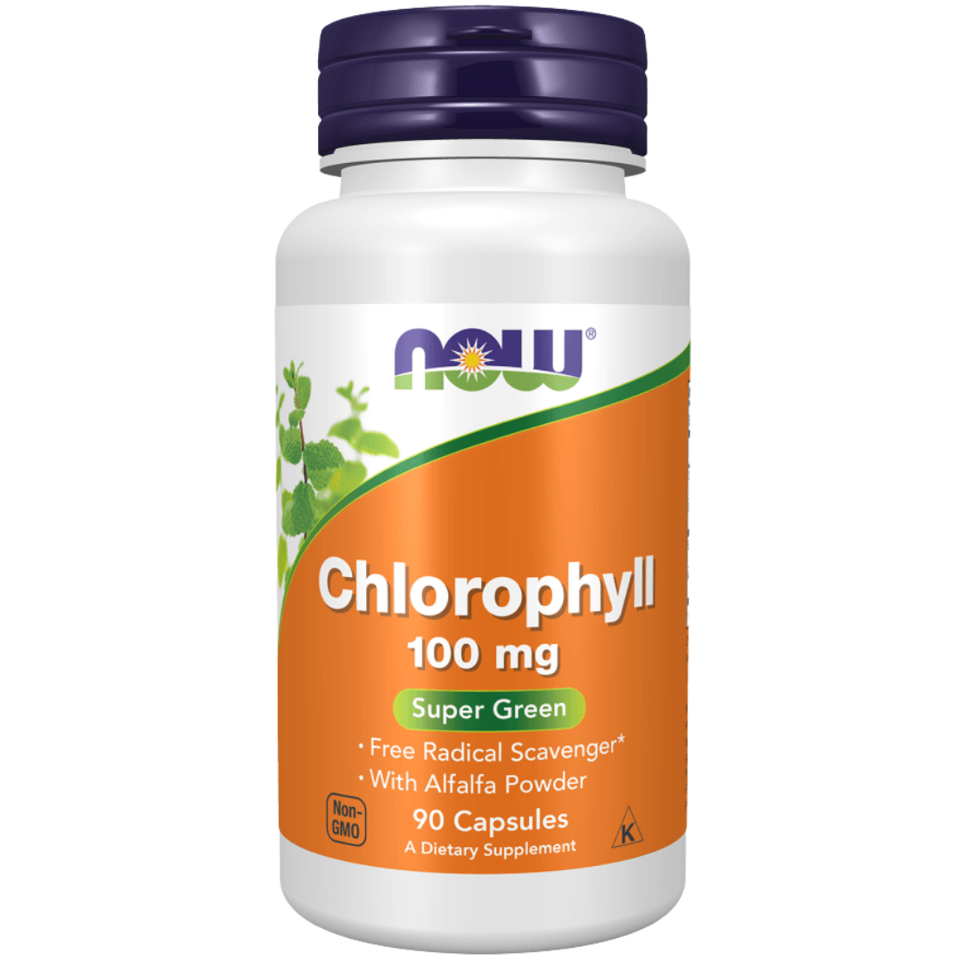 NOW CHLOROPHYLL 100MG 90CAPSULES