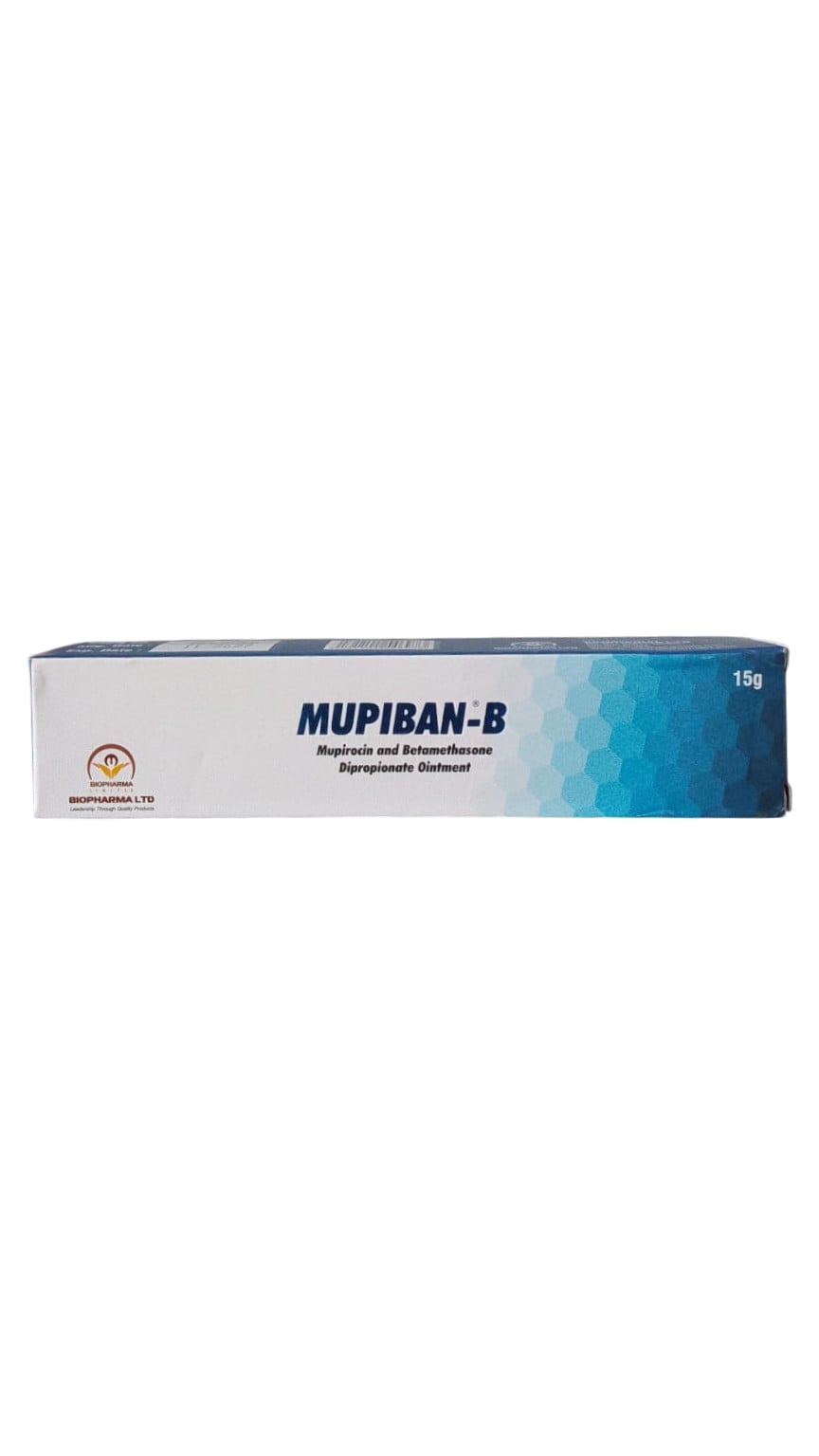 MUPIBAN B OINTMENT (MUPIROCIN/BETAMETHASON) 15GMS
