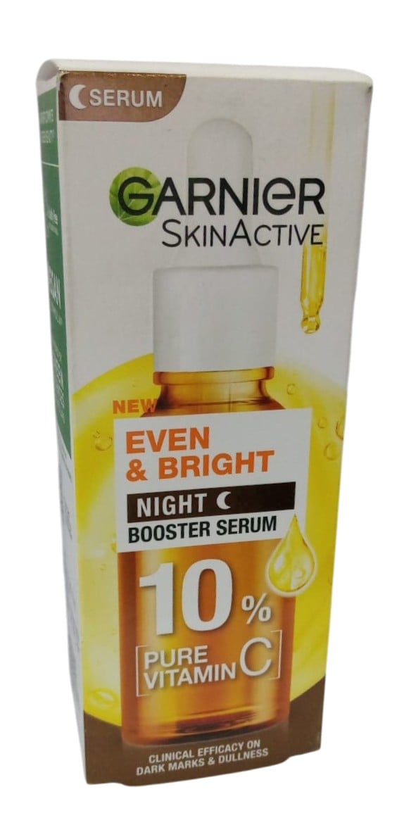 GARNIER EVEN & BRIGHT NIGHT BOOSTER SERUM 30ML