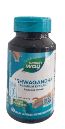 NATURES WAY ASHWAGANDHA PREMIUM EXTRACT 60'S