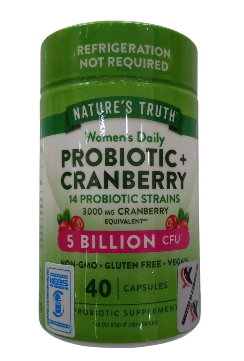 NATURES TRUTH WOMENS DAILY PROBIOTIC + CRANBERRY 40S
