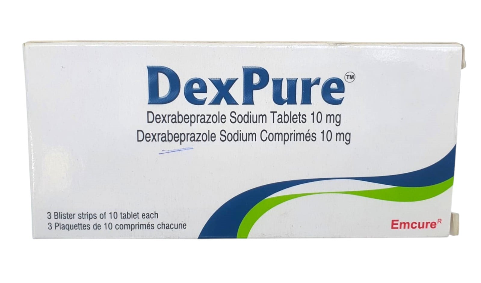 DEXPURE (DEXRABEPRAZOLE) 10MG TABLETS 30'S