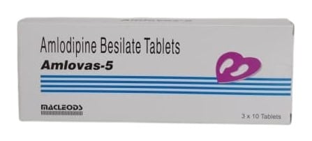 AMLOVAS 5MG TABLETS 30'S
