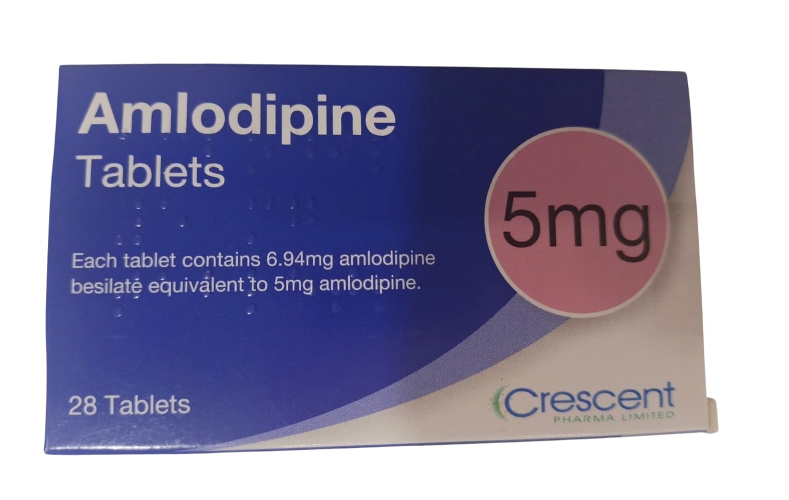 AMLODIPINE 5MG TABLETS 28'S UK