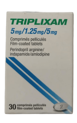 TRIPLIXAM 5MG/1.25MG/5MG TABLETS 30'S KAPL