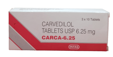 CARCA 6.25MG TABLETS 30'S
