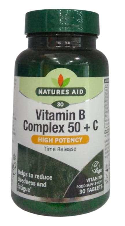 NATURES AID VITAMIN B COMPLEX - C TR 30S