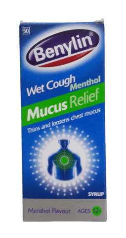BENYLIN MENTHOL WET COUGH SYRUP, 12+ YEARS