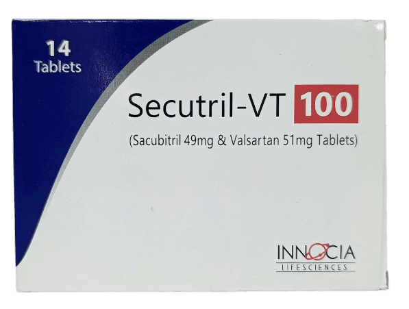 SECUTRIL (SACUBITRIL/VALSARTAN) VT 100MG 14'S