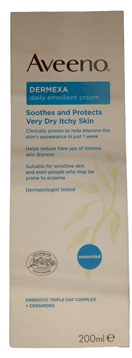 AVEENO DERMEXA EMOLLIENT CREAM 200ML