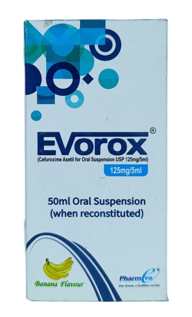 CEFUROXIME 125MG/5ML EVOROX