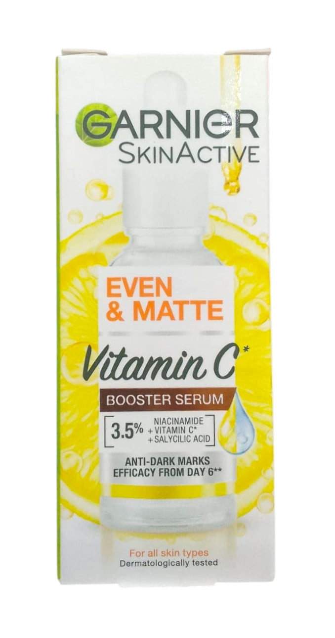 GARNIER EVEN & MATTE VITAMIN C BOOSTER SERUM 15ML