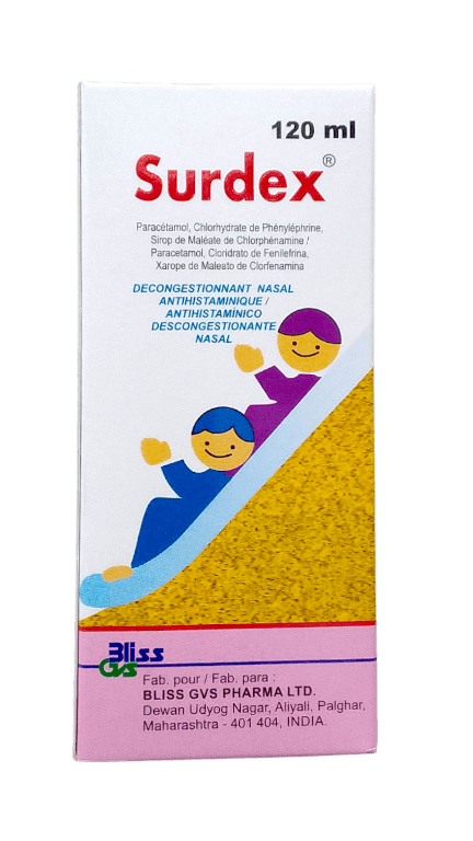 SURDEX SYRUP 120ML