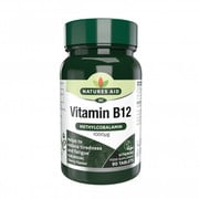NATURES AID VITAMIN B12 METHYLCOBALAMIN 1000UG 90 TABLETS