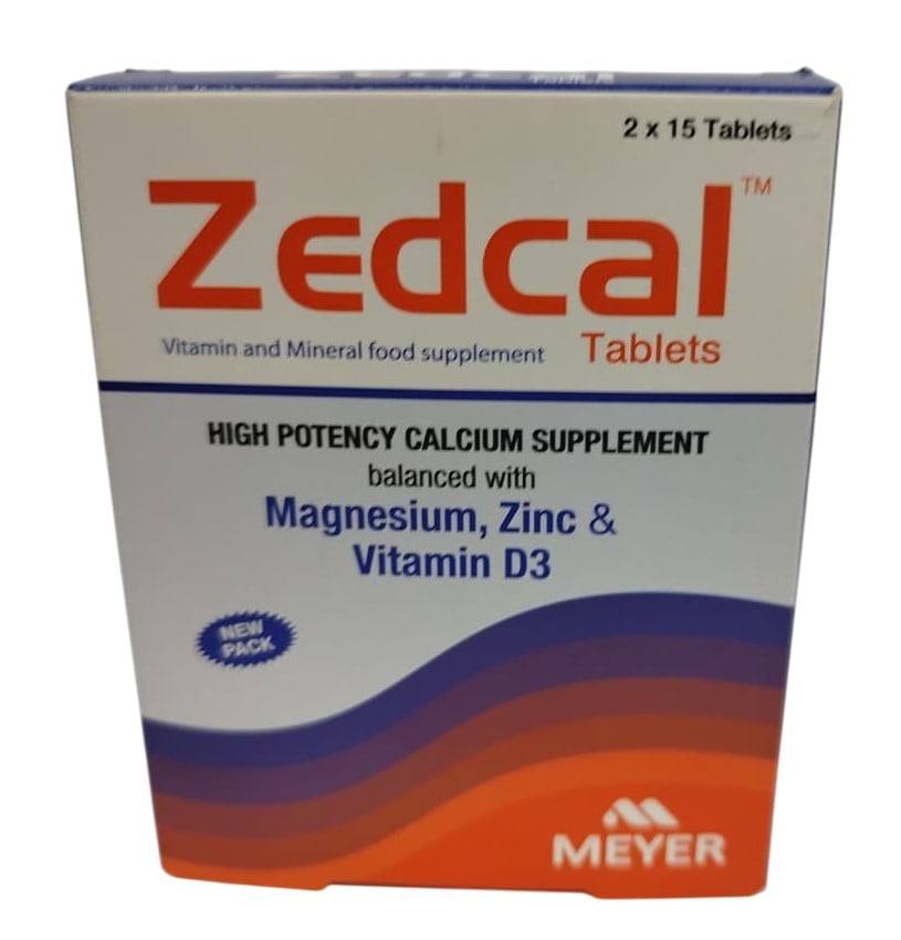 Meyer Zedcal High-Potency Calcium Tablets, 30 Count