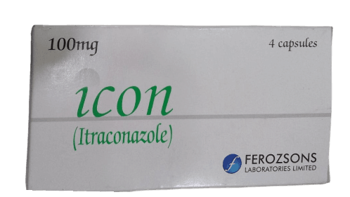 ICON 100MG(ITRACONAZOLE) 4'S