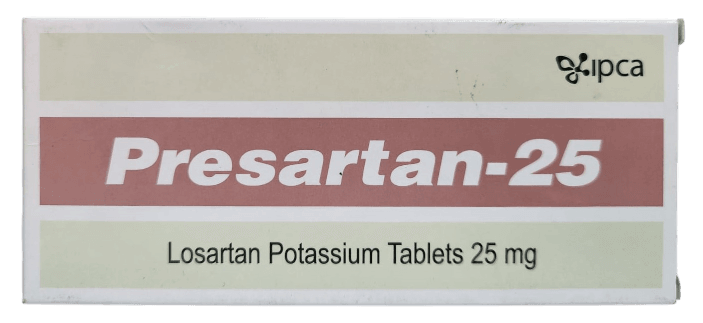 PRESARTAN 25MG TABLETS 30'S