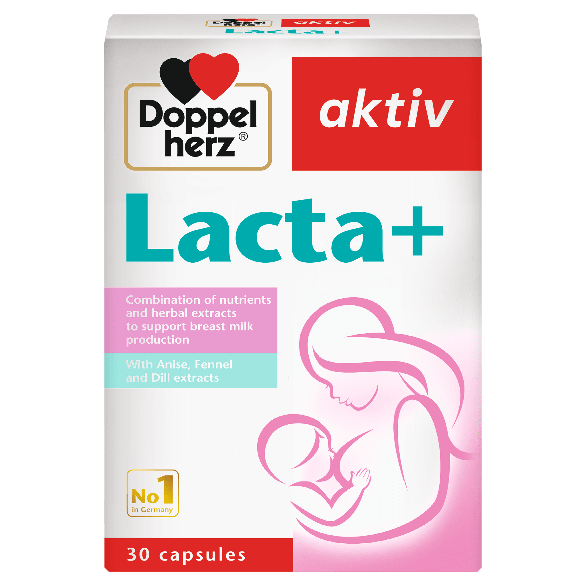 DOPPEL HERZ LACTA 30 CAPSULES