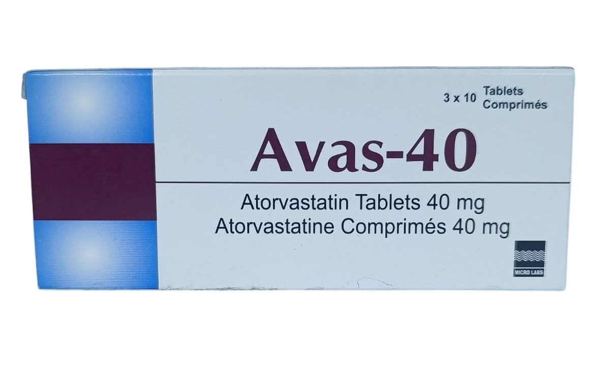 AVAS 40MG TABLETS 30'S
