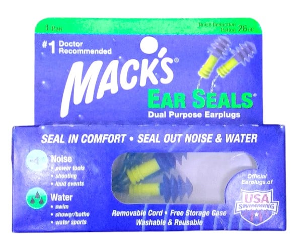 MACKS EAR SEALS 1 PAIR(NOISE & WATER) #11