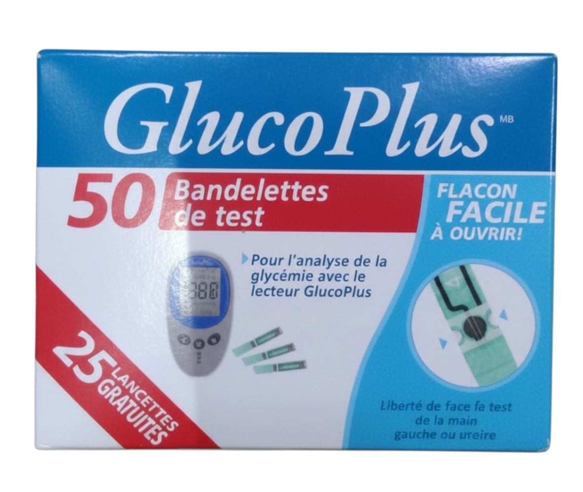 GLUCOPLUS STRIPS 50S