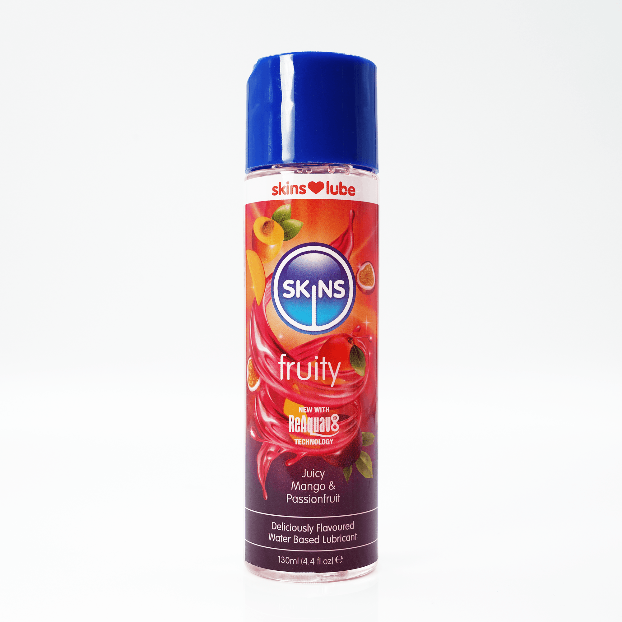 SKINS LUBE FRUITY JUICY MANGO & PASSIONFRUIT 130ML