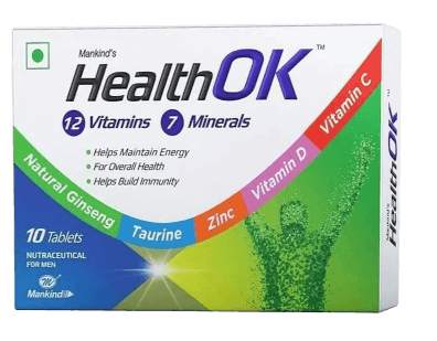 HEALTH OK MULTIVITAMIN AND MINERALS 10'S