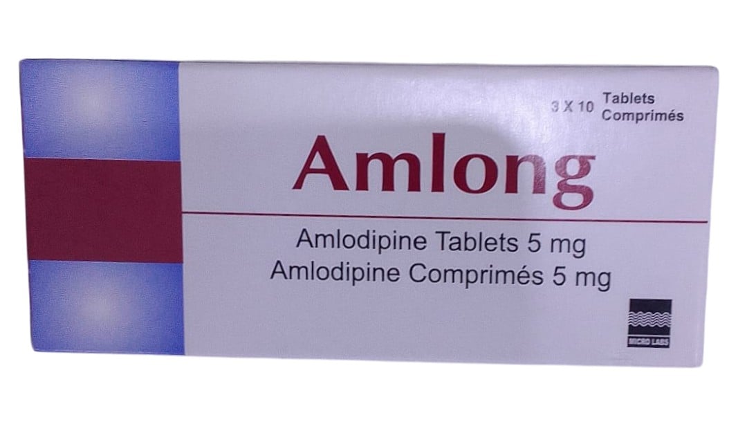 AMLONG (AMLODIPINE) 10MG TABLETS 30'S