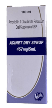 ACINET SYRUP 457MG 100ML