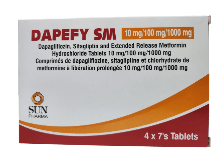 DAPEFY SM 1000MG TABS 28S