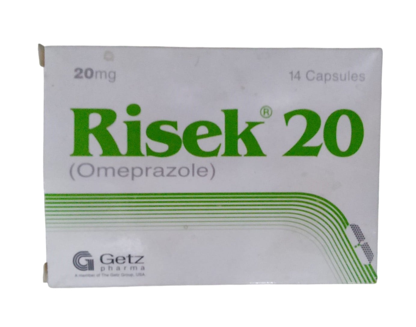 RISEK 20MG CAPS 14'S
