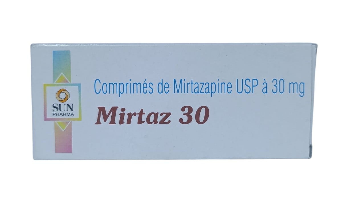 MIRTAZ (MIRTAZEPINE) 30MG TABLETS 30'S