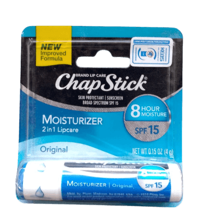 CHAPSTICK MOISTURIZER ORIG SPF15 4G