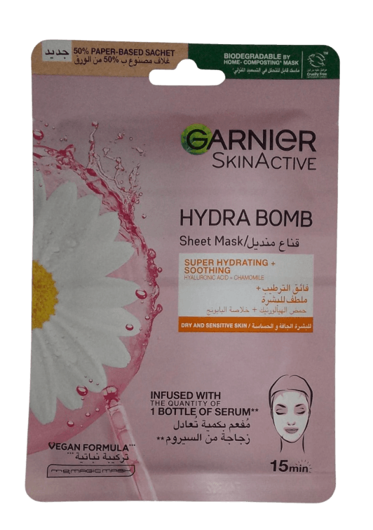 GARNIER HYDRA BOMB CHAMOMILE MASK