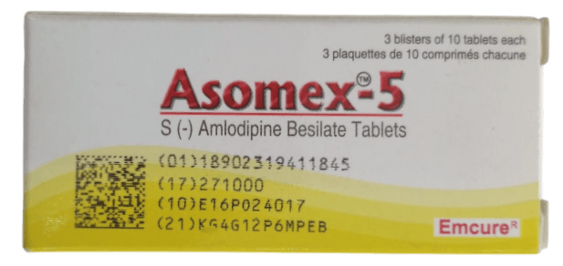 ASOMEX 5MG/50MG AT TABLETS 30S