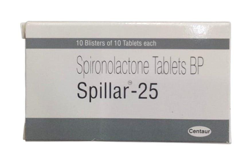 SPILLAR SPIRONOLACTONE 25MG