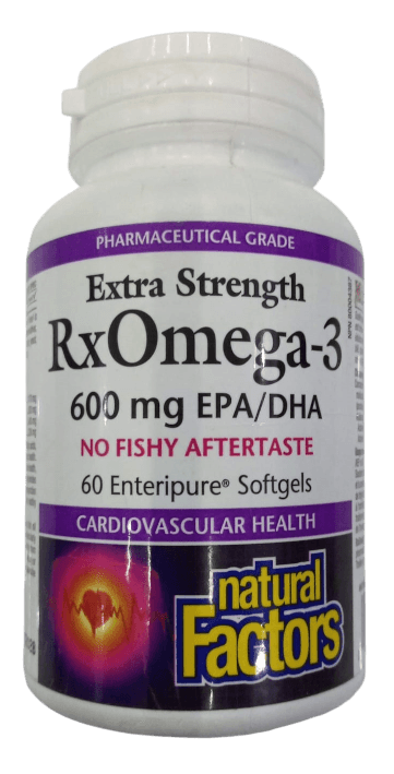 NATURAL FACTORS OMEGA 3 600MG 120S